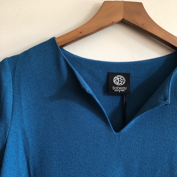 Bobeau | NWT Teal Shift Dress - Picture 2 of 8